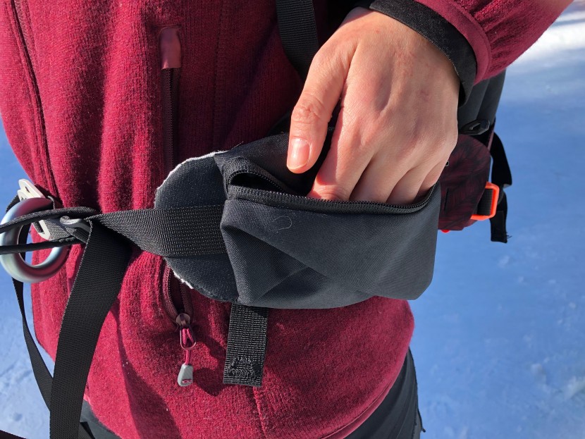 mammut pro x removable 3.0 35l for women - we liked the zippered hip-belt pocket, but we wish there were two of...
