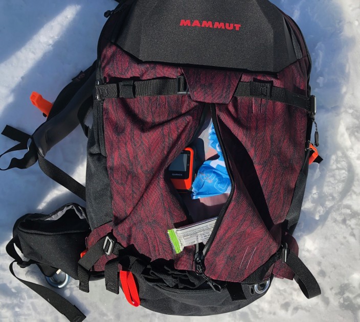 this pack lacks a small internal pocket, but there is a smaller...