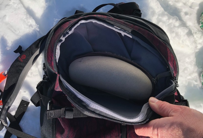mammut pro x removable 3.0 35l for women - we loved the external fleece-lined goggle pocket. it was easy to...