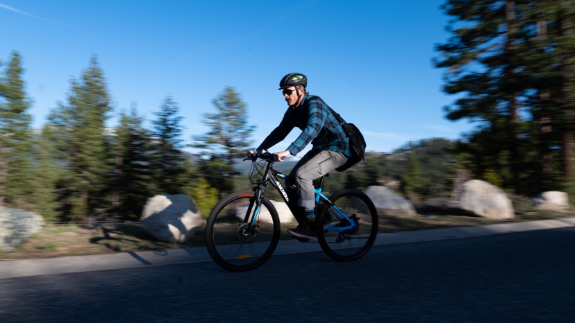 ancheer 27.5-inch blue spark electric bike - the powerful 350w motor gives this bike relatively quick...