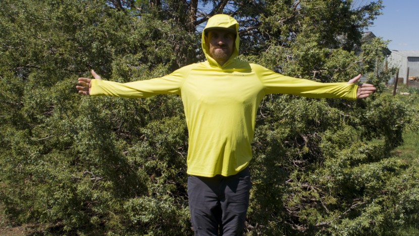 the fit of the baleaf includes long stretchy sleeves, a relaxed...