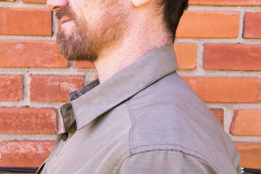 the normal collar can be worn on the street or the trail.