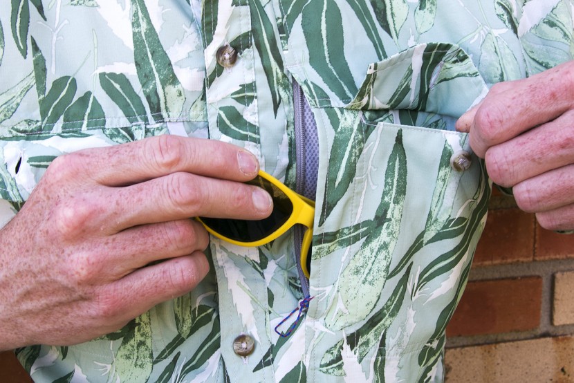 the sol patrol ii has a plethora of different zippered and button'd...