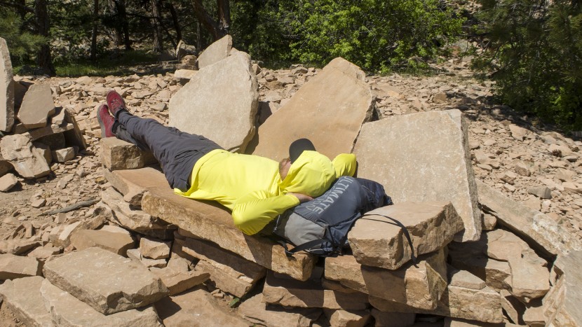 baleaf upf 50 hoody - another difficult day testing out the afternoon nap-a-bility.