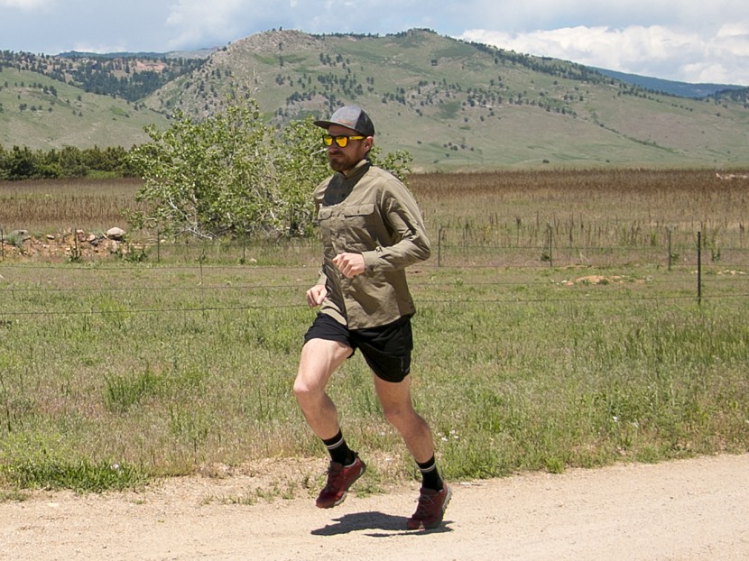 the mountain hardwear canyon long sleeve looks and feels good during...