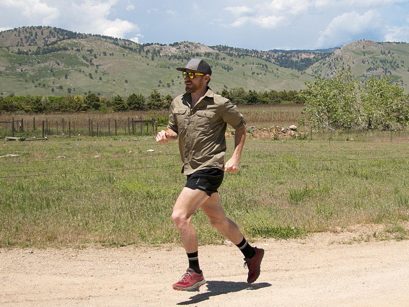 the mountain hardwear canyon long sleeve looks and feels good during...