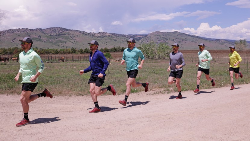 sun shirt men - testing high activity performance of hooded sun shirts.