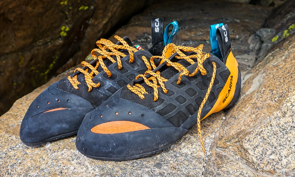 Scarpa Instinct Lace Review (The toe box on the Instinct Lace is longest at the center, which should improve comfort if your second toe extends...)