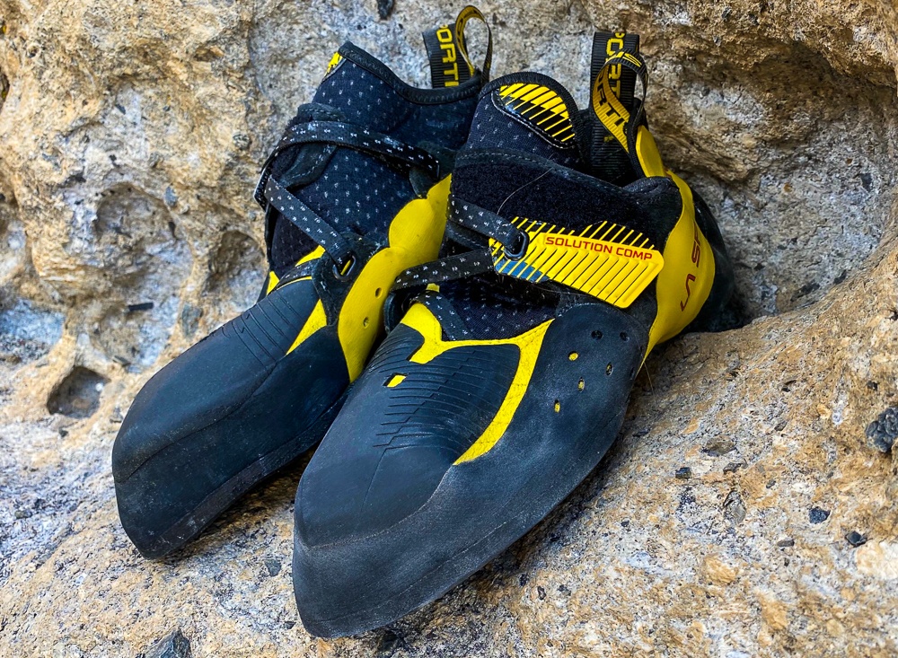 la sportiva solution comp - the most conspicuous feature on the solution comp is the addition of...