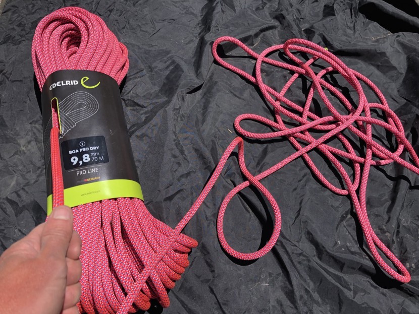 the rope comes packaged in such a way that you are meant to just be...