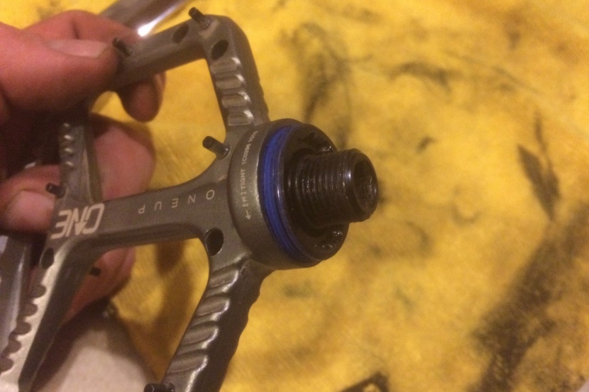 oneup components aluminum - once the cover is removed the large inboard bearing is exposed and...