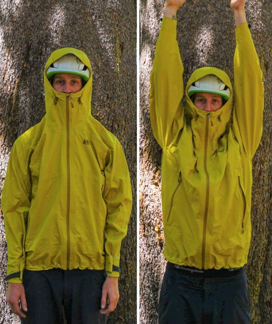 rei co-op drypoint gtx - a size large rose up a little too high on this 6'2" tester when he...