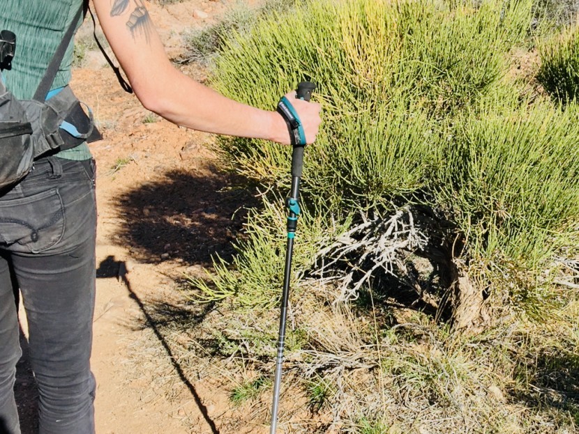 black diamond distance flz for women - the slim-profile wrist-straps of the distance flzs feature...