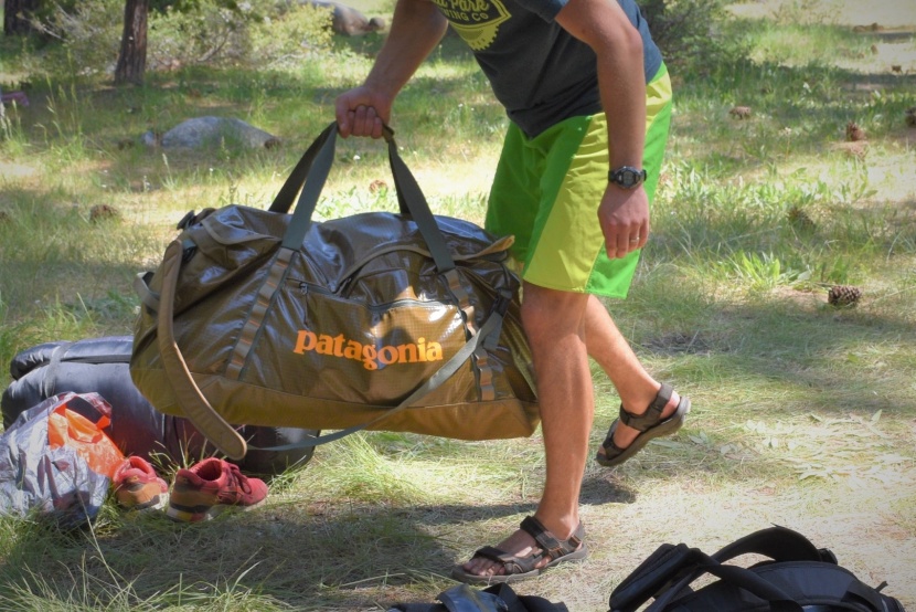 patagonia black hole duffel - the traditional briefcase-style handles provide a comfortable option...