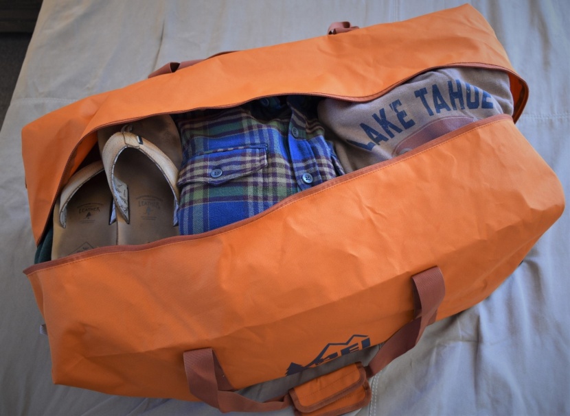 duffel bag - the straight access zipper isn't quite as convenient as a larger...