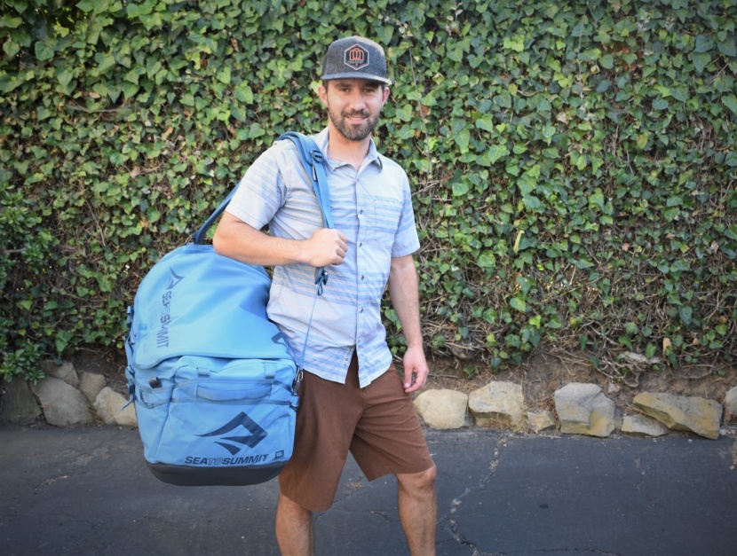 sea to summit duffel - while not the cheapest bag in our lineup, the sea to summit's...