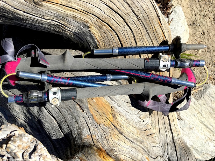 leki women's micro vario carbon - when fully compressed and folded, the micro vario carbon commands...