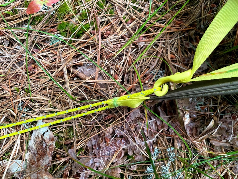 marmot bolt ultralight 2 person - the plastic parts (hooks, clips, and hubs), as well as the stake...