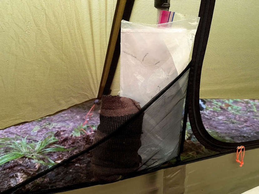 rei co-op flash air 2 - the storage pockets in this tent are very small.