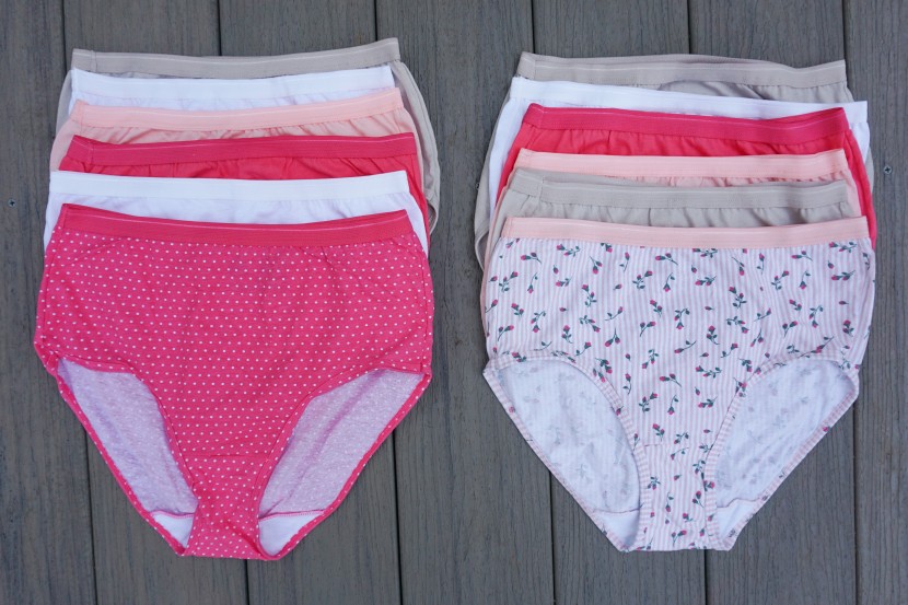 the fruit of the loom brief's stay securely in place and work great...