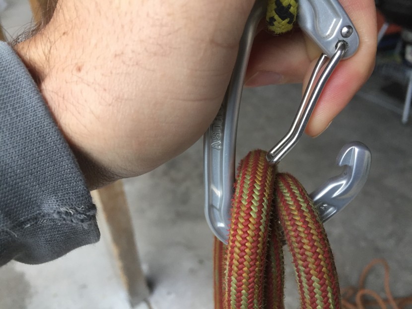 wild country astro - not too bad for a little guy. if you're looking at ultralight...