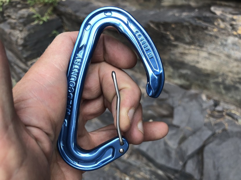 carabiner - the helium 3 has possibly the nicest gate action of any we've tried:...