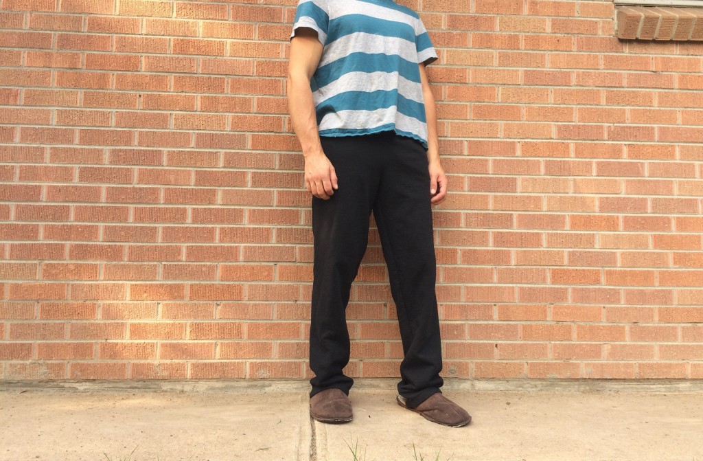 sweatpants mens - the soft and baggy champion powerblend open bottom fleece.