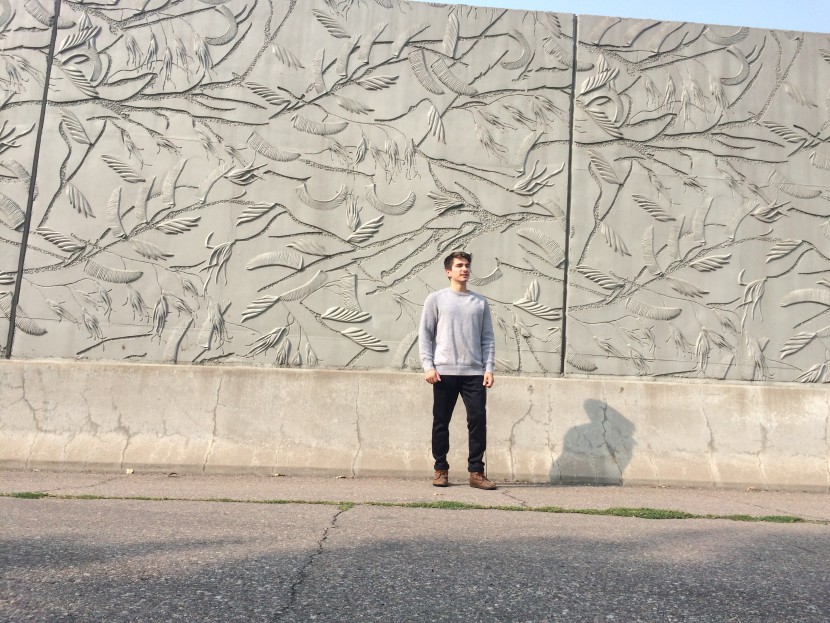 sweatpants mens - putting style to the test with a sweater and leather boots.