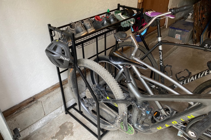 bike storage - the birdrock home 3 bike easily supports three bikes, plus it has a...