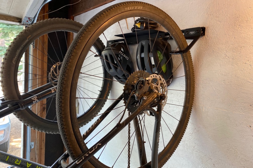 bike storage - vertical wall mount racks, like the koova 2 bike shown here, free up...