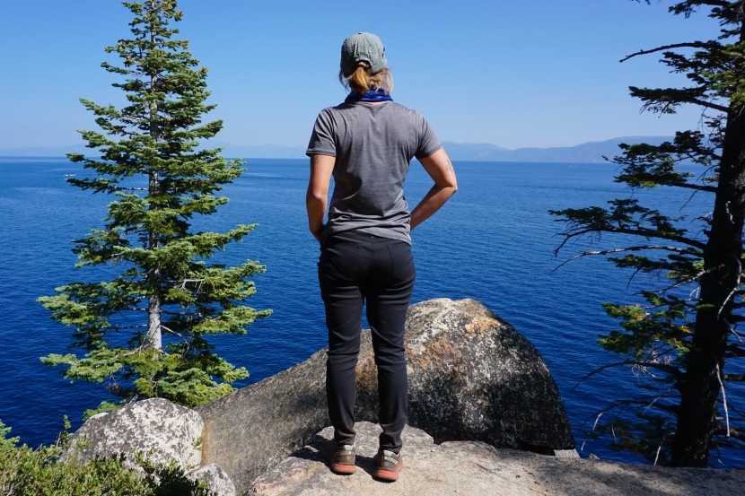 pants womens - testing the briann while hiking the rubicon trail.