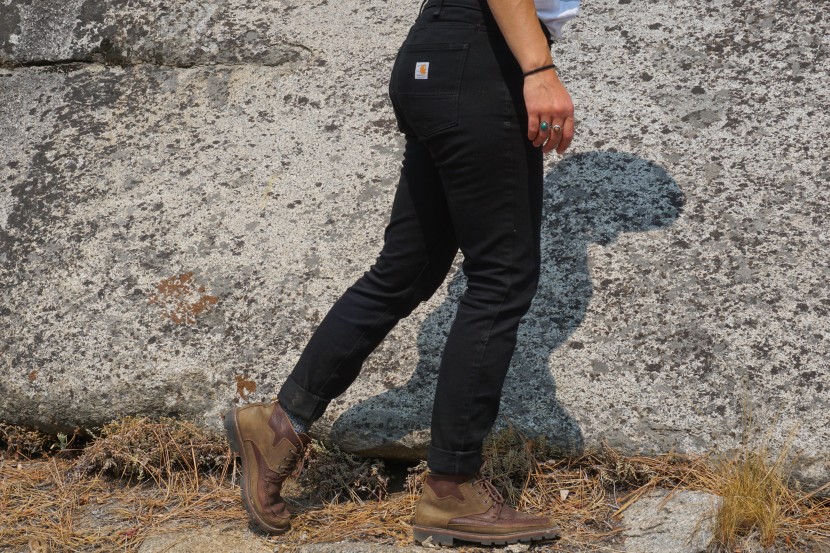pants womens - the carhartt rugged flex slim fit pants fit great through the hips...
