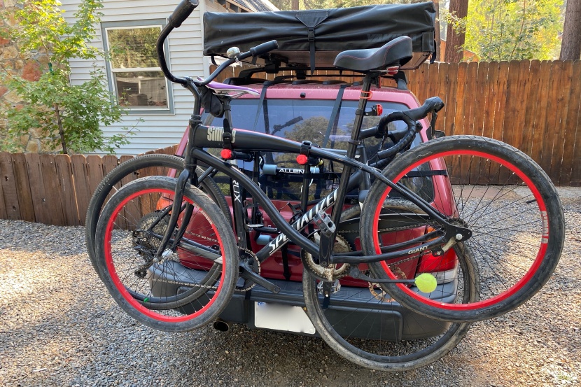 allen deluxe 2-bike trunk carrier - it's far from fancy, but the allen deluxe 2-bike gets it done at a...