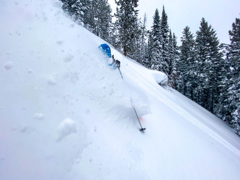 kastle tx 103 - bottomless. deeper than you can imagine. this perfect powder day...
