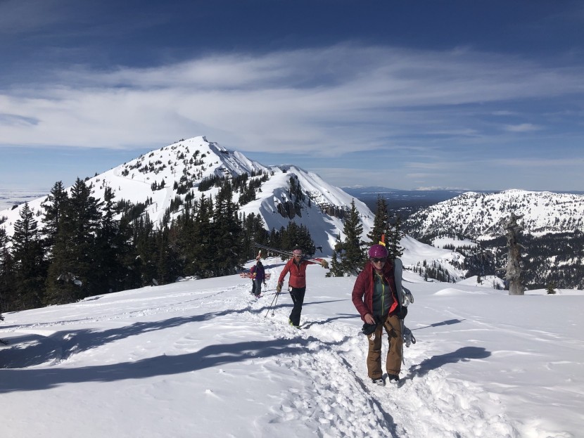 patagonia das light hoody for women - we heat up a little bit on this hike-to adventure. here we unzip our...