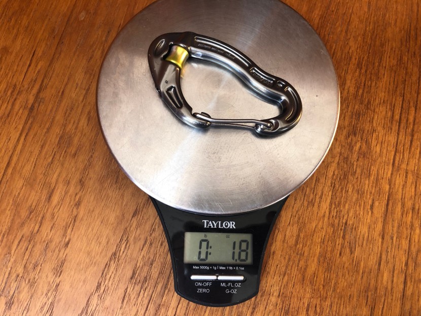 dmm revolver - it's no surprise that this carabiner is the heaviest we've tested...