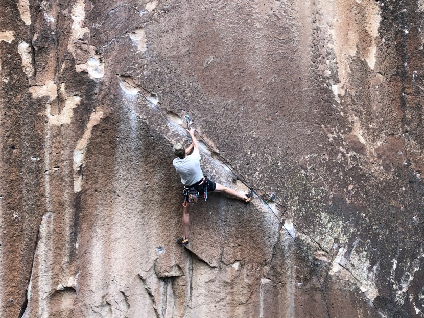 camp photon wire - easy clipping is essential, whether sport climbing or trad climbing...