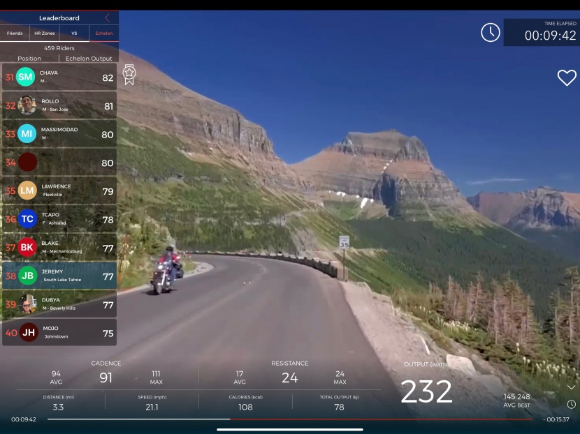 echelon ex-3 - we used the echelonfit app while testing the ex-3. there are...