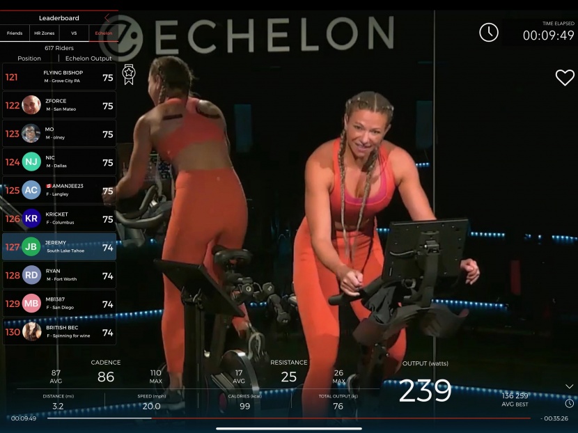 echelon ex-3 - connectivity with the echelonfit app is a great feature, although...