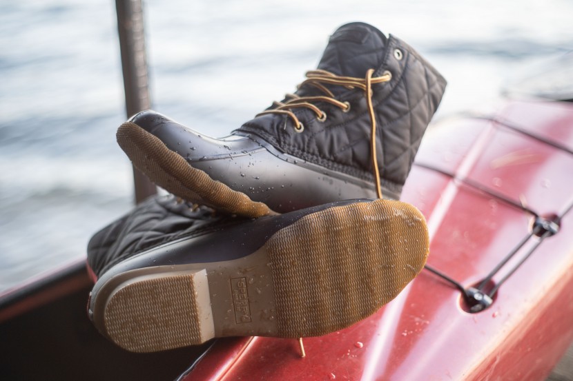 sperry saltwater duck nylon - we wish these boots had more traction - the "wave-grip" doesn't do...