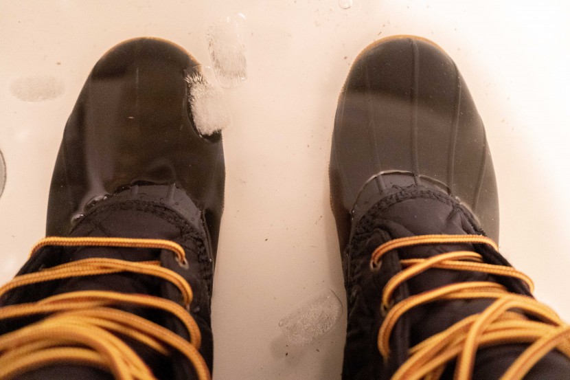 sperry saltwater duck nylon - this boot scored decently for warmth, but it wasn't really a fair...