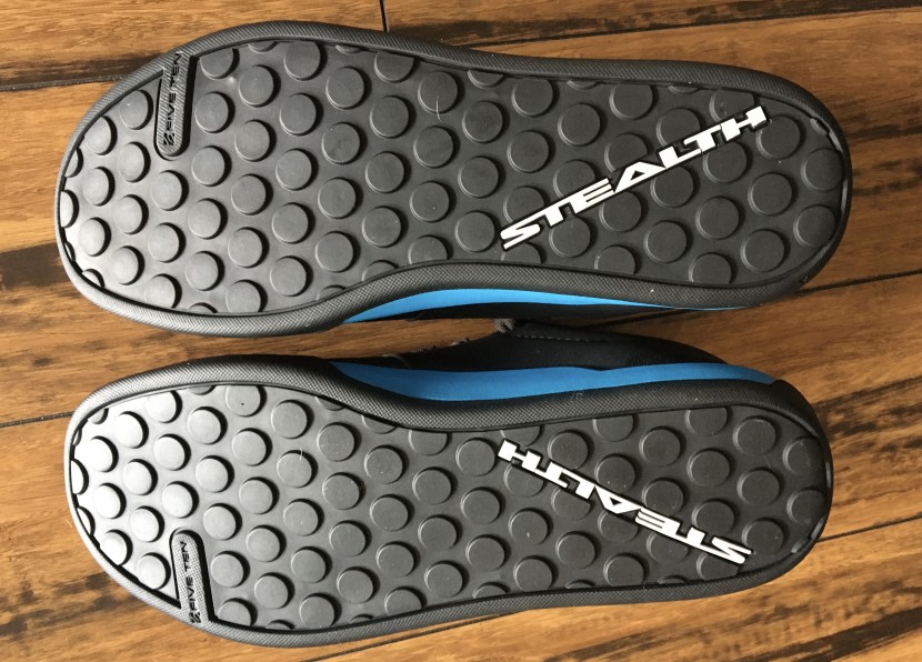 five ten freerider pro for women - the stealth dot rubber outsole with consistently spaced dots.