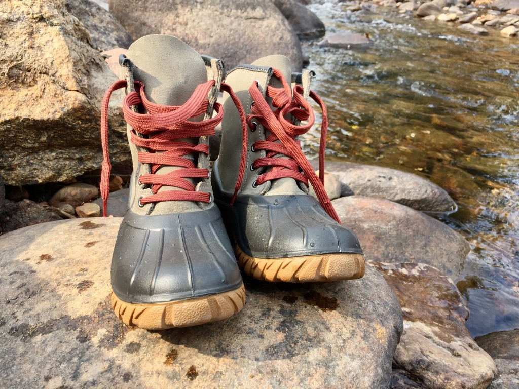 lacrosse aero timber top 8" for women - more like an ankle boot, this pair is partially waterproof and super...