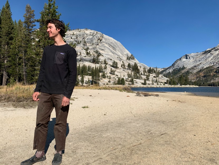 patagonia r1 air - the comfy r1 air crew is just at home lounging by the lake as it is...