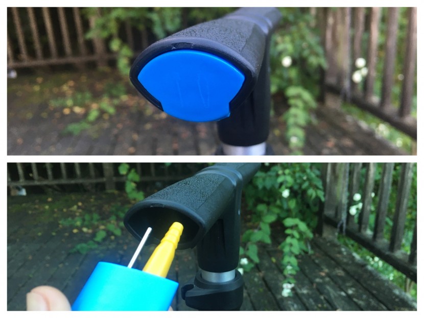 crankbrothers gem - we appreciate the stealth storage of the extra pump attachments on...