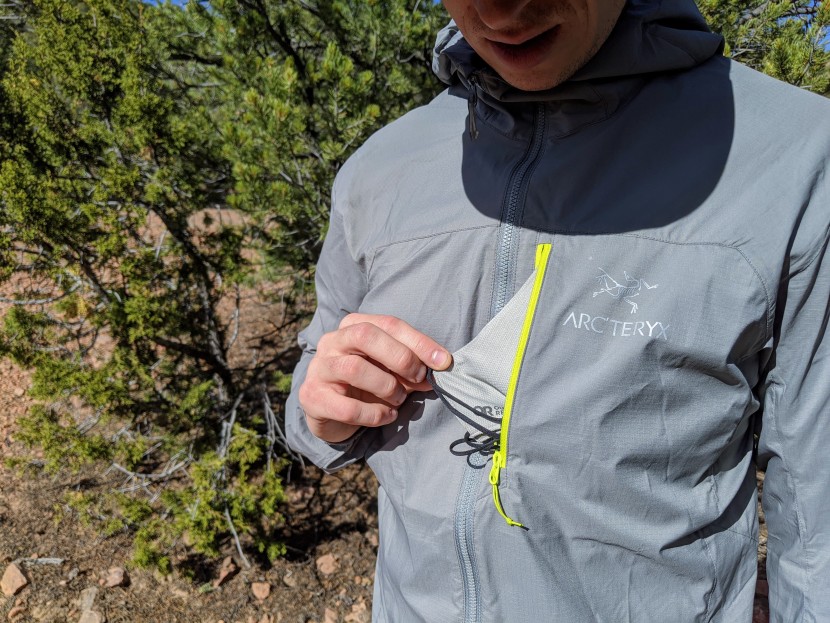 trail running in the time of covid... this zippered chest pocket...