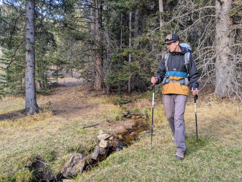 billabong wind swell anorak - this jacket was a great companion for fall backpacking: lightweight...