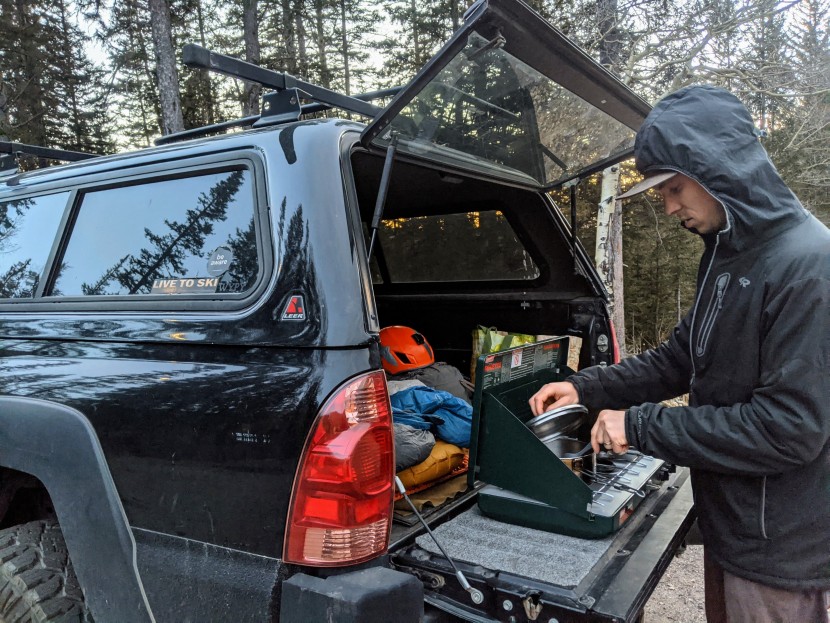 ridge merino inversion crew - clear and crisp, a perfect start to an autumn day of alpine climbing...