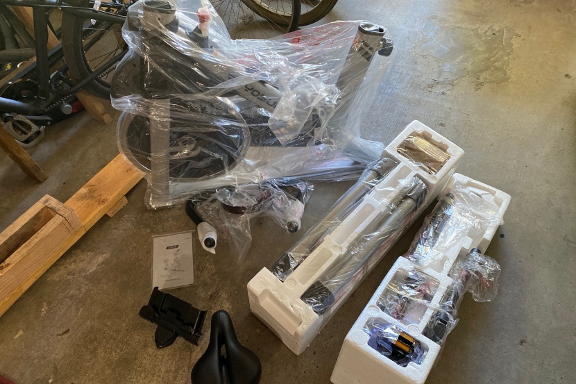 yosuda indoor cycling bike - it wasn't particularly difficult, but it still took about 40 minutes...