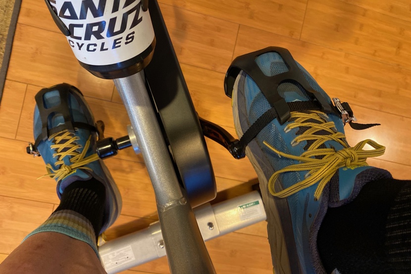 yosuda indoor cycling bike - it doesn't have a lot of features, but the ones it has are useful...